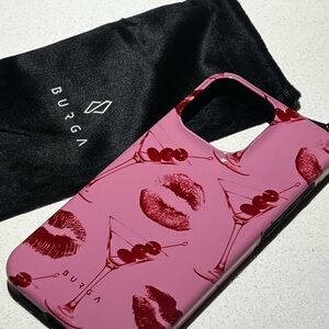 BURGA (call me) iphone 15 pro max phone case- brand new